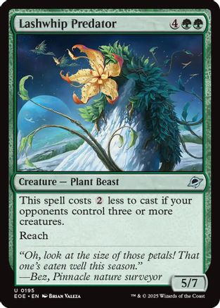Lashwhip Predator (EOE-195) [Edge of Eternities]