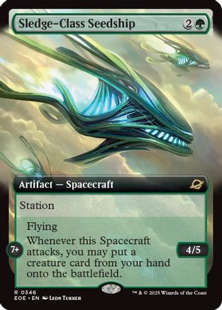Sledge-Class Seedship (Extended Art) (EOE-346) [Edge of Eternities] Foil