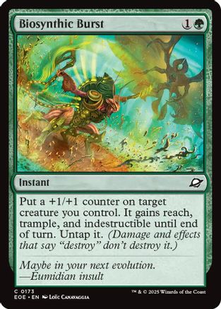 Biosynthic Burst (EOE-173) [Edge of Eternities] Foil