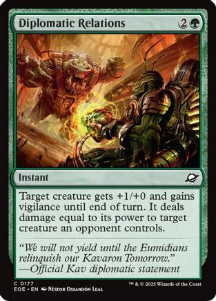 Diplomatic Relations (EOE-177) [Edge of Eternities] Foil