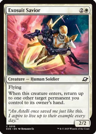 Exosuit Savior (EOE-016) [Edge of Eternities] Foil