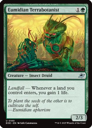 Eumidian Terrabotanist (EOE-180) [Edge of Eternities] Foil