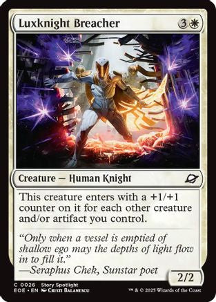 Luxknight Breacher (EOE-026) [Edge of Eternities]