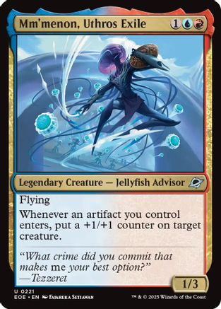 Mm'menon, Uthros Exile (EOE-221) [Edge of Eternities] Foil