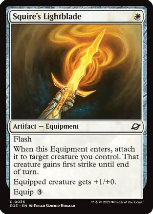 Squire's Lightblade (EOE-036) [Edge of Eternities]