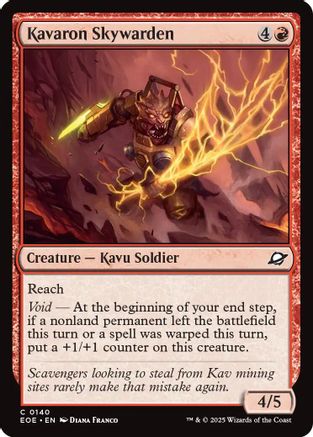 Kavaron Skywarden (EOE-140) [Edge of Eternities] Foil