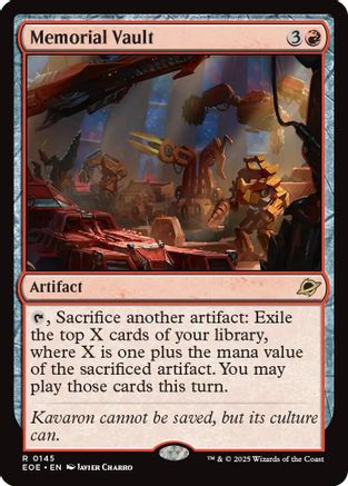 Memorial Vault (EOE-145) [Edge of Eternities]