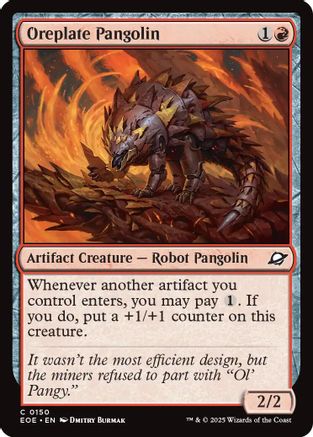 Oreplate Pangolin (EOE-150) [Edge of Eternities] Foil