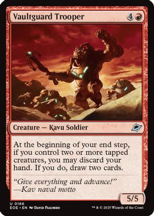 Vaultguard Trooper (EOE-166) [Edge of Eternities] Foil