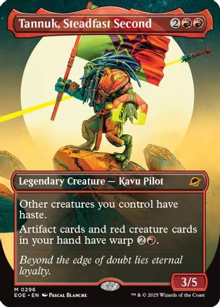 Tannuk, Steadfast Second (Borderless) (EOE-296) [Edge of Eternities]