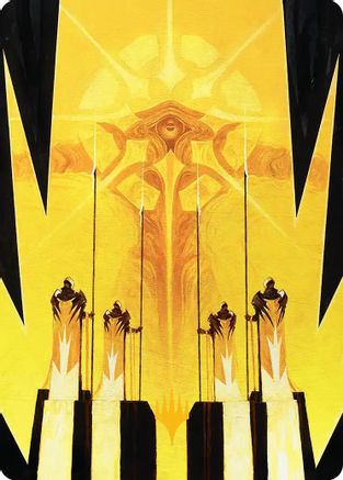 Hardlight Containment Art Card (Gold-Stamped Planeswalker Symbol) (AAEOE-004) [Art Series: Edge of Eternities]
