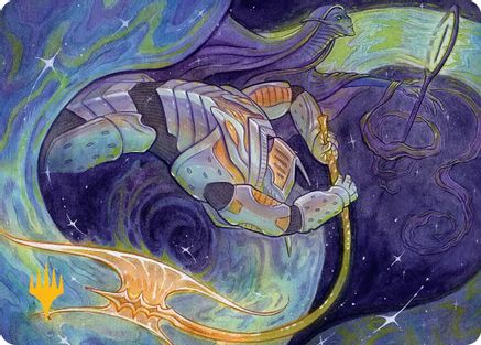Seam Rip Art Card (Gold-Stamped Planeswalker Symbol) (AAEOE-006) [Art Series: Edge of Eternities]