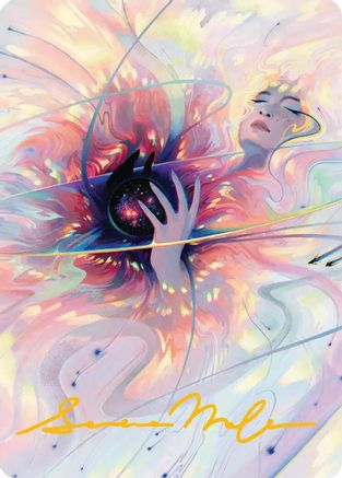 Beyond the Quiet Art Card (Gold-Stamped Signature) (AAEOE-038) [Art Series: Edge of Eternities]