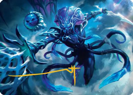 Illvoi Galeblade Art Card (Gold-Stamped Signature) (AAEOE-007) [Art Series: Edge of Eternities]