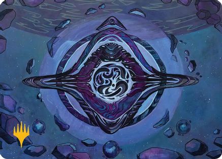 Archenemy's Charm Art Card (Gold-Stamped Planeswalker Symbol) (AAEOE-011) [Art Series: Edge of Eternities]