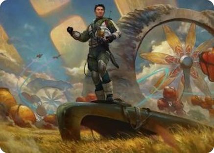 Galactic Wayfarer Art Card (AAEOE-021) [Art Series: Edge of Eternities]