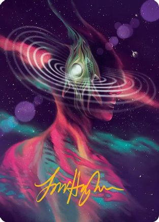 Terrasymbiosis Art Card (Gold-Stamped Signature) (AAEOE-041) [Art Series: Edge of Eternities]