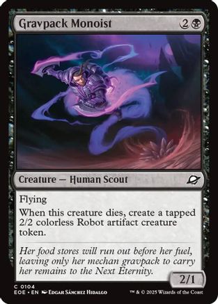 Gravpack Monoist (EOE-104) [Edge of Eternities] Foil