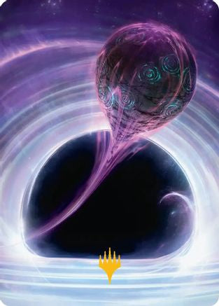 Susur Secundi, Void Altar Art Card (Gold-Stamped Planeswalker Symbol) (AAEOE-033) [Art Series: Edge of Eternities]