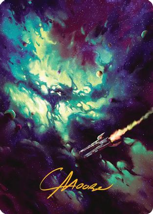 Blinkmoth Nexus Art Card (Gold-Stamped Signature) (AAEOE-042) [Art Series: Edge of Eternities]