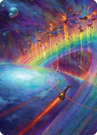 Cascading Cataracts Art Card (43/54) (AAEOE-043) [Art Series: Edge of Eternities]