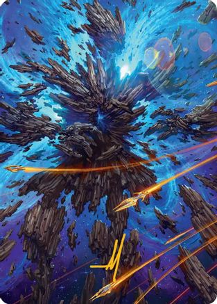 Celestial Colonnade Art Card (Gold-Stamped Signature) (AAEOE-044) [Art Series: Edge of Eternities]