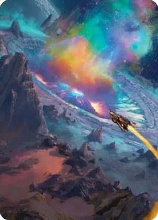 Meteor Crater Art Card (AAEOE-045) [Art Series: Edge of Eternities]