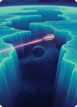 Cascading Cataracts Art Card (50/54) (AAEOE-050) [Art Series: Edge of Eternities]
