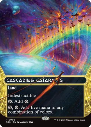 Cascading Cataracts (EOS-005) (Borderless) [Edge of Eternities: Stellar Sights]
