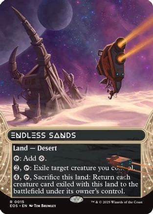 Endless Sands (EOS-015) (Borderless) [Edge of Eternities: Stellar Sights]