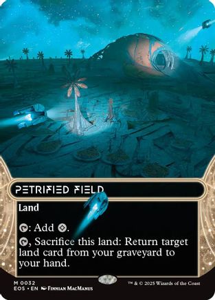 Petrified Field (EOS-032) (Borderless) [Edge of Eternities: Stellar Sights]