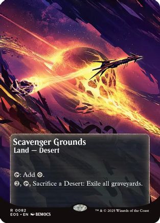 Scavenger Grounds (EOS-082) (Borderless) [Edge of Eternities: Stellar Sights] Foil