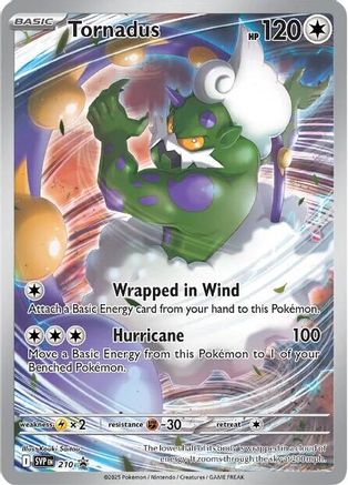 Tornadus (210) [SV Scarlet & Violet Promo Cards] Holofoil - Promo