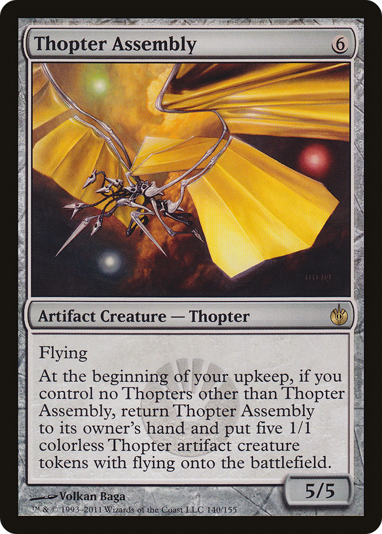 Thopter Assembly (MBS-140) [Mirrodin Besieged]