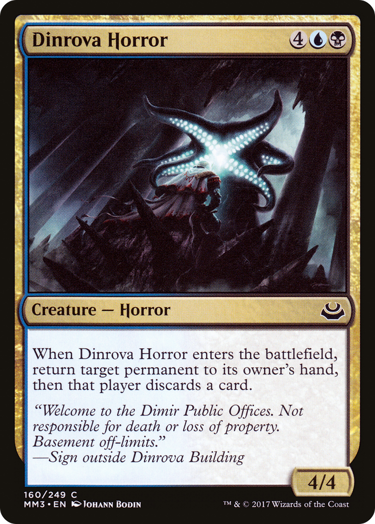 Dinrova Horror (MM3-160) [Modern Masters 2017] Foil