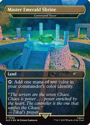 Master Emerald Shrine - Command Tower (SLD-7030) (Rainbow Foil) [Secret Lair Drop Series] Foil