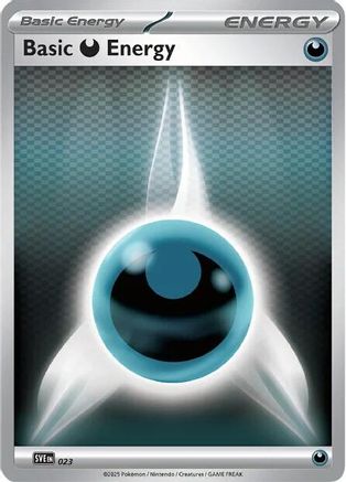 Basic Darkness Energy (023) [SVE Scarlet & Violet Energies] Reverse Holofoil - Common