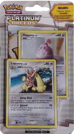 Arceus Blister Pack (Happiny & Lopunny)