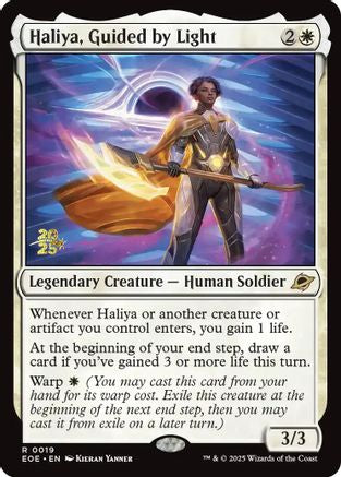 Haliya, Guided by Light (PRE-019) [Prerelease Cards] Foil