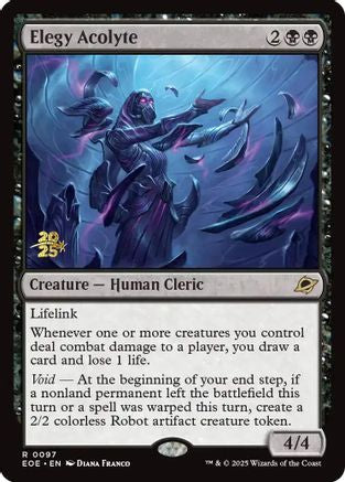 Elegy Acolyte (PRE-097) [Prerelease Cards] Foil