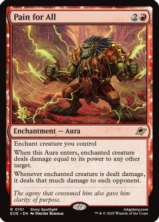 Pain for All (PRE-151) [Prerelease Cards] Foil