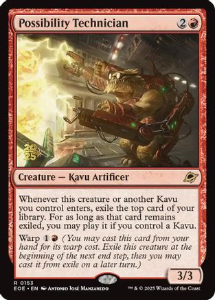 Possibility Technician (PRE-153) [Prerelease Cards] Foil