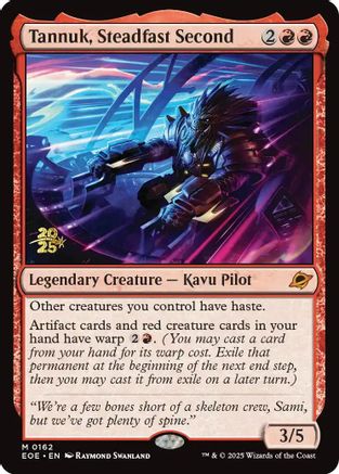 Tannuk, Steadfast Second (PRE-162) [Prerelease Cards] Foil