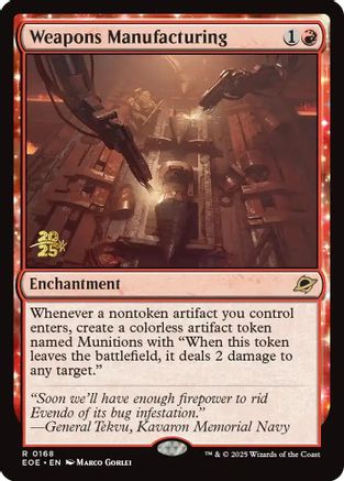 Weapons Manufacturing (PRE-168) [Prerelease Cards] Foil