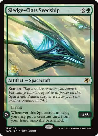 Sledge-Class Seedship (PRE-208) [Prerelease Cards] Foil