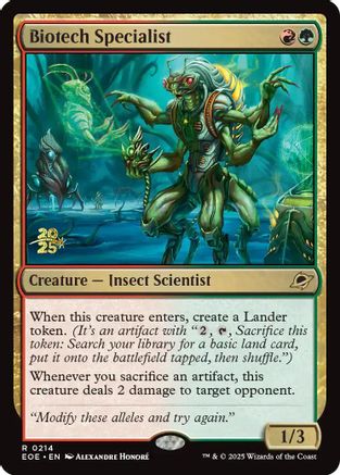 Biotech Specialist (PRE-214) [Prerelease Cards] Foil