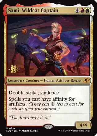 Sami, Wildcat Captain (PRE-226) [Prerelease Cards] Foil