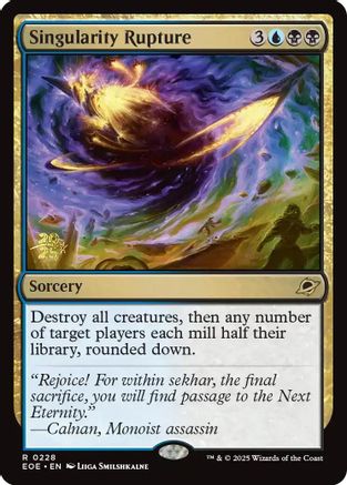 Singularity Rupture (PRE-228) [Prerelease Cards] Foil
