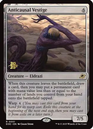 Anticausal Vestige (PRE-001) [Prerelease Cards] Foil