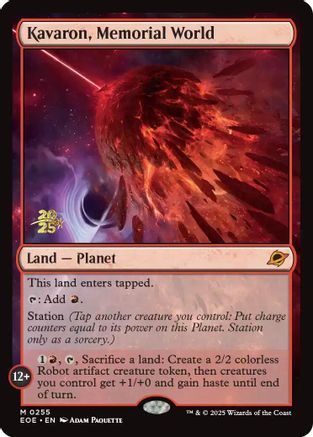 Kavaron, Memorial World (PRE-255) [Prerelease Cards] Foil